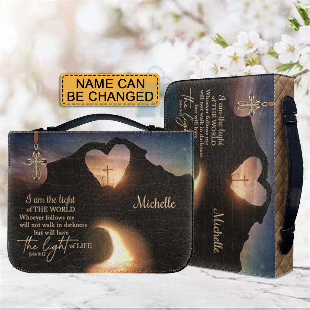 Christianart Handbag, Personalized Hand Bag, I Am The Light Of The World, Personalized Gifts, Gifts for Women.