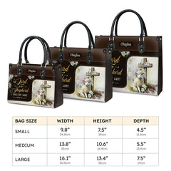 Christianartbag Handbags, The Lord Is My Shepherd I Shall Not Want Psalm 23 1, Handbag Design, Monogram Leather Handbag, Gifts for Women, CABLTB04271223.