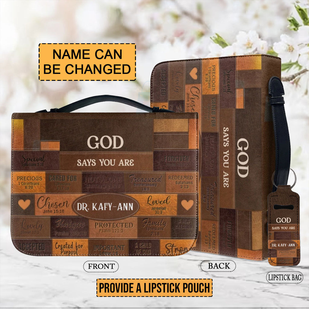 Christianartbag Handbags, God Says You Are Leather Bags, Personalized Bags, Gifts for Women, Christmas Gift, CABLTB01040823.