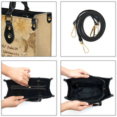 Christianartbag Handbags, You Are Protected Beautiful Strong Loved Leather Bags, Personalized Bags, Gifts for Women, Christmas Gift, CABLTB01300723.